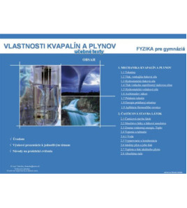 Učebnice fyziky pro gymnázia a SOŠ: Vlastnosti kapalin a plynů ŠKOLSKÁ LICENCE