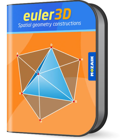 EULER 3D SW pro geometrickou prostorovou konstrukci pro 1 lic. mozaBOOK