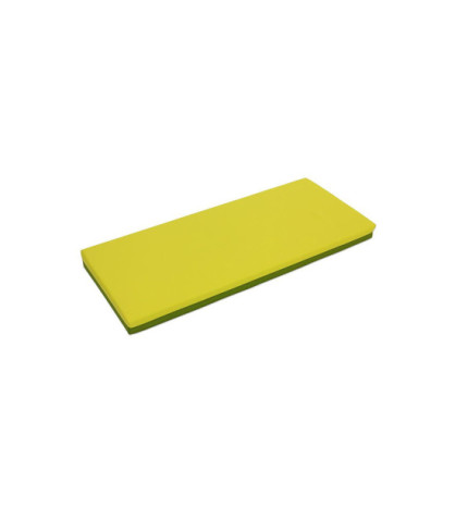 Podložka/matrace 115x 60x8 cm, zeleno-žlutá