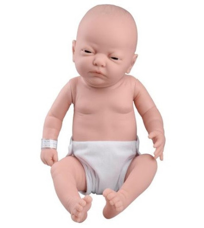 Figurína na nácvik péče o novorozence Basic - dívka