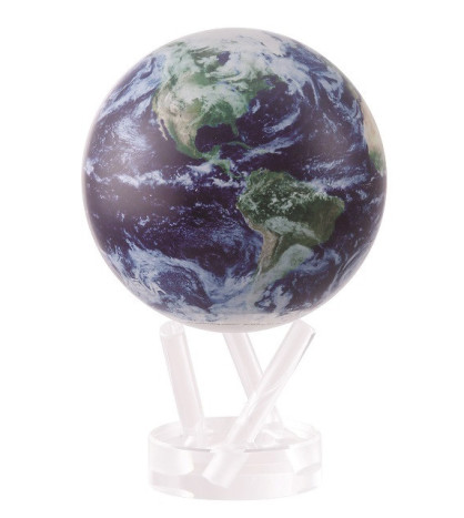 Globus rotující, satelitní pohled (11cm)