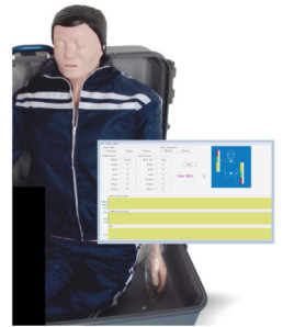 CPR školní figurína Ema, vyhodnocování na PC (USB)