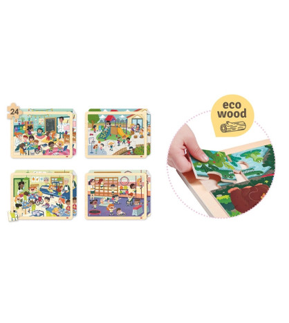 Set 4x puzzle - inkluzivní škola