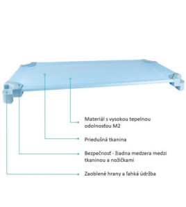 Stohovatelná dětská postýlka (v demontu)