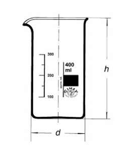 Kádinka vysoká s výlevkou 800ml