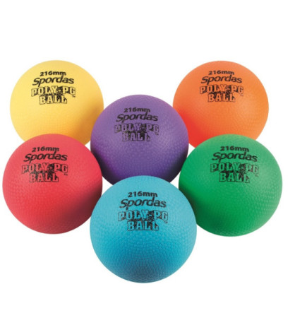 Lopty univerzálne 6ks; 21,6cm