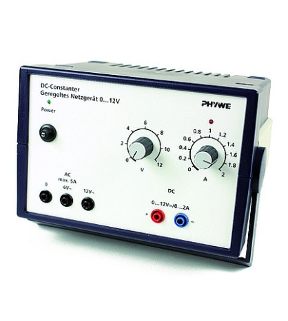 Stabilizovaný napájecí zdroj 230 V, DC: 0...12V, 2A, AC: 6V/12V, 5A