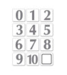 Čísla - šedá 0-10