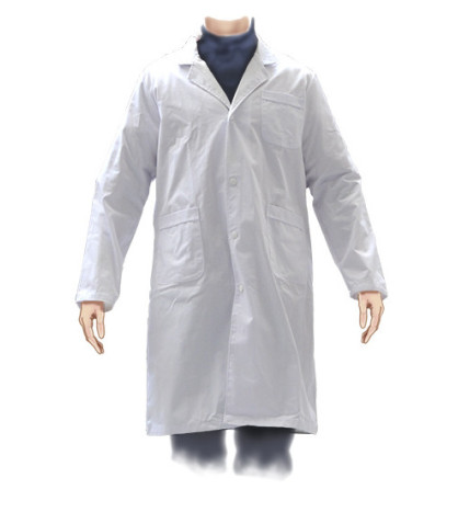 Laboratorní plášť, pánský, bavlna/polyester, vel. S S