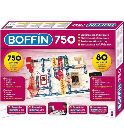 Elektronická stavebnice Boffin I 750