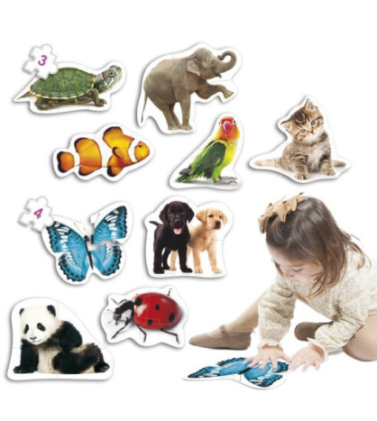 Zvířata - maxi puzzle 9ks