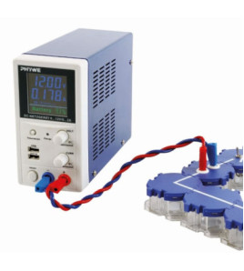 MOBILNÍ nabíjecí napájecí zdroj PHYWE (DC: 0...12V, 0...2A)