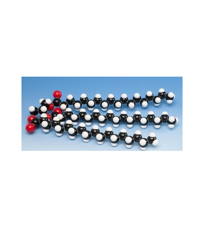 Biochemie - model tuků (glyceroltristearin)