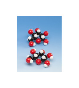 Biochemie - model monosacharidů (glukóza C6H12O6)