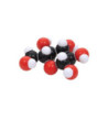 Biochemie - model monosacharidů (glukóza C6H12O6)