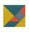 Designový akustický STĚNOVÝ panel, MUTE TANGRAM 120 x 120 cm