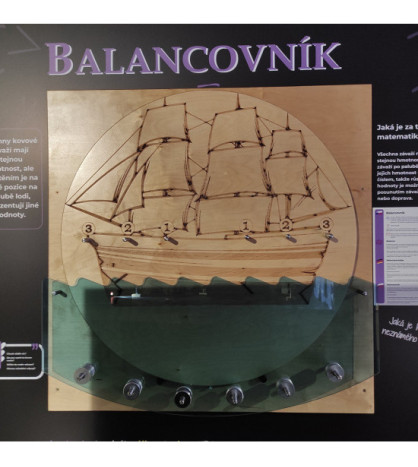 Rotační balancovník, loď