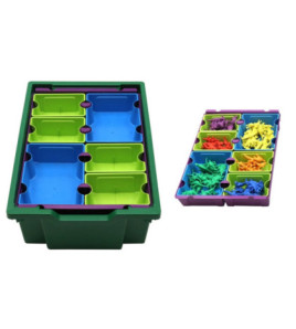 Vkládací antimikrobiální moduly SortED k plastovým boxům F1/F2