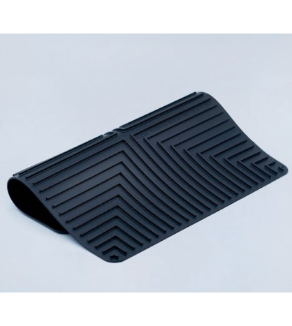 Podložka pod kahany 250 x 250 mm, černá, silikonová