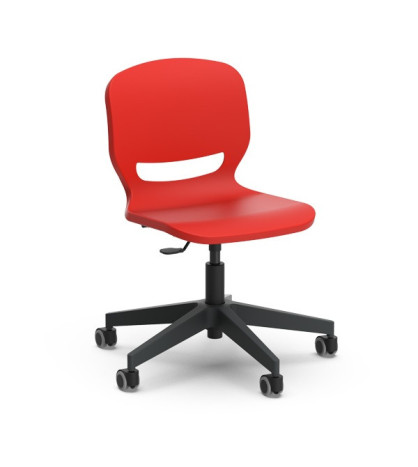 Žáková židle na kolečkách ERGOS SPIN, výškovonastavitelná 42 – 52 cm