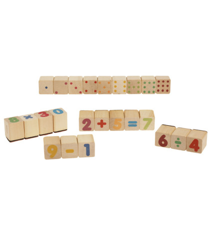 Dřevěná razítka - Základy počítání