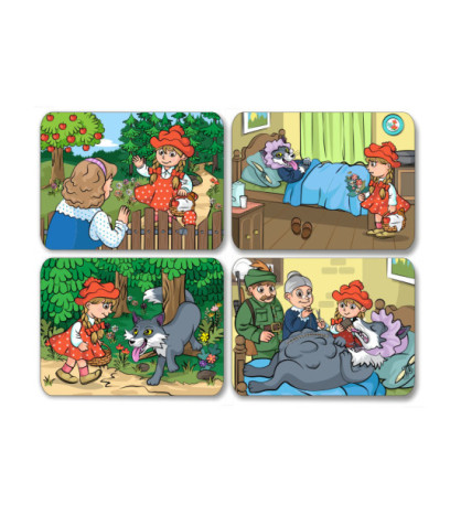 Červená čepička, magnetické obrázky