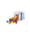 Kostky dřevěné barevné 2,5cm/102 ks