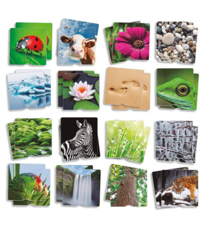 Příroda - senzorické maxi pexeso