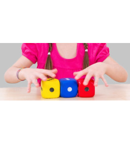 Pěnové kostky 5cm, 3ks