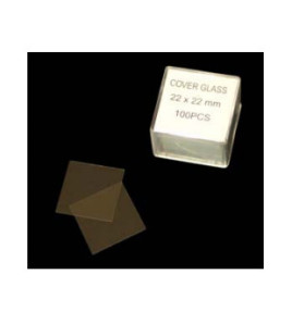 Skleněné krytky 22x22 mm