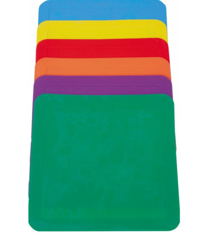 Podlahové značky - čtverec / 6ks v 6 barvách