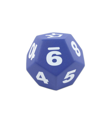 Číslovaná kostka - modrá, 20cm