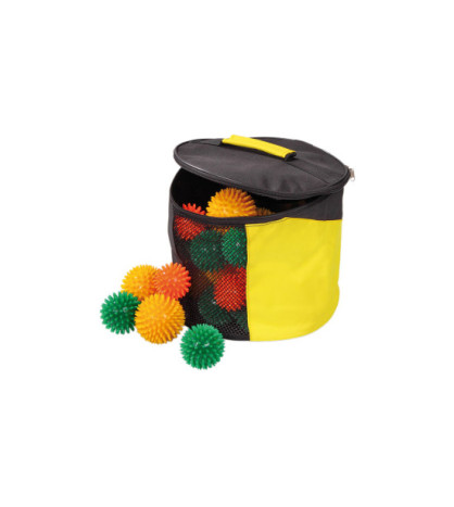 Masážní míčky "ježek" ve 3 velikostech, 25 ks