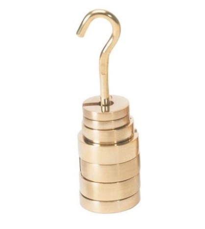 Sada různých drážkových závaží s výřezem, celková hmotnost 100g