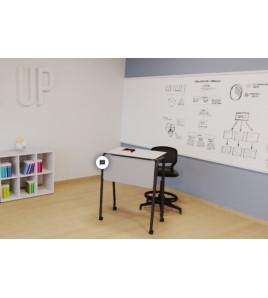 Učitelský VYSOKÝ kolaborativní stůl pro práci ve stoje, výška 102,5 cm