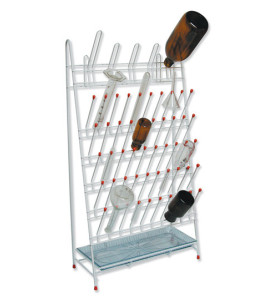 Sušák na laboratorní sklo, 55 míst