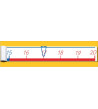 Číselná osa do 20, 2m