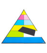 Potravinová pyramida - Magnetická podložka
