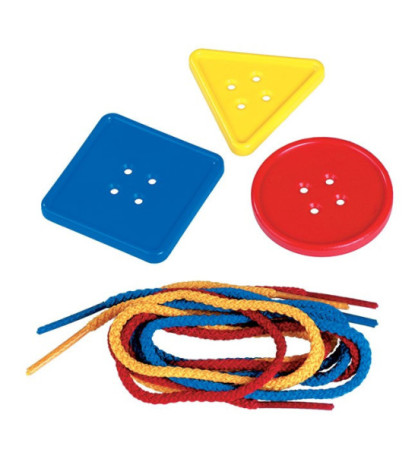 Navliekacie gombíky, 81 gombíkov + 15 šnúrok