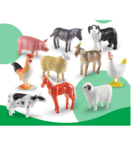 Figúrky na počítanie - Zvieratká z farmy