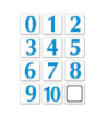 Čísla - modrá 0-10