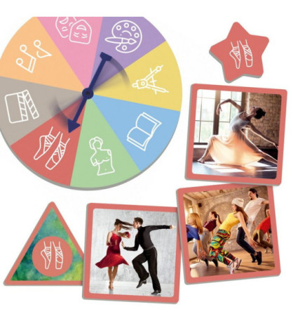 Hra - ruleta s obrázky: Umění