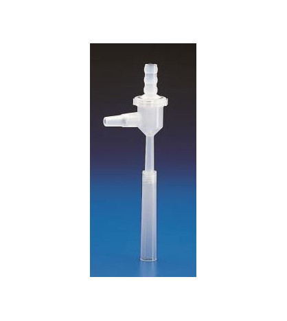 Vývěva vodní, PP, se zpětným ventilem a olivkou 10-12mm