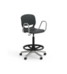 Učitelská laboratorní židle ERGOS SPIN, výškovonastavitelná 65 – 89 cm