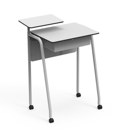 Učitelský VYSOKÝ kolaborativní stůl pro práci ve stoje, výška 102,5 cm