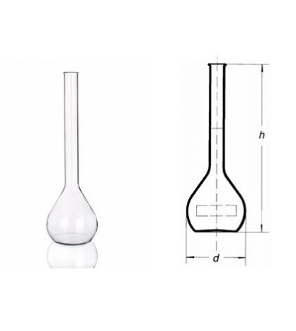 Banka odměrná, s vyhnutým okrajem, bez zátky, třída A 50ml