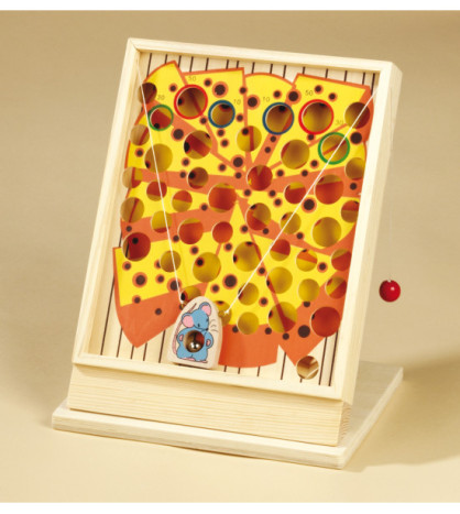 Hra na pozornost - Sýr s dírami.