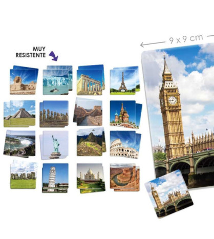 Atrakce světa – maxi pexeso