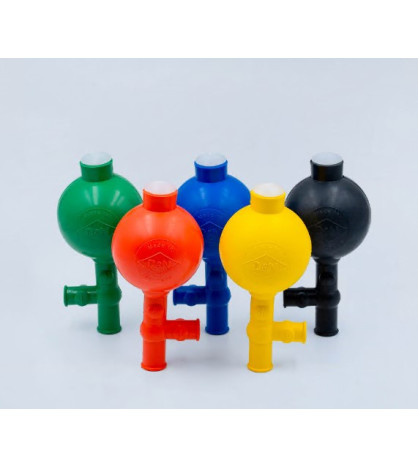 Balónek pipetovací Flip, zelený s automatickým ventilem