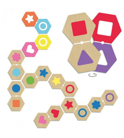 Barva nebo tvar (selektivní pozornost) - domino